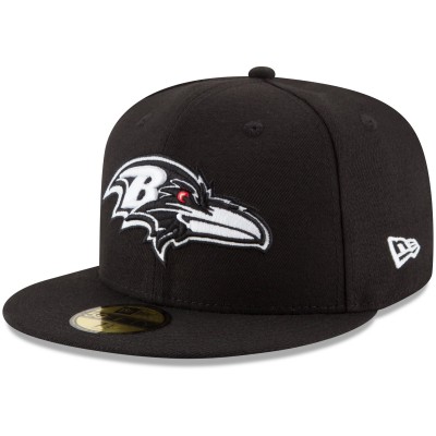Бейсболка Baltimore Ravens New Era Black B-Dub 59FIFTY