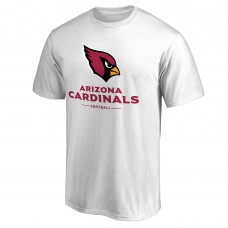 Arizona Cardinals White Team Lockup T-Shirt