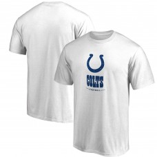 Indianapolis Colts NFL Pro Line Team Lockup T-Shirt - White