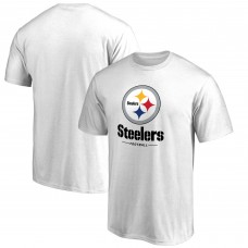 Футболка Pittsburgh Steelers White Team Lockup 2