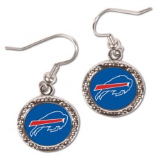 WoBuffalo Bills WinCraft Round Dangle Earrings