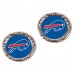 WoBuffalo Bills WinCraft Round Post Earrings