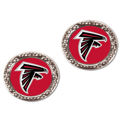 Женские серьги Atlanta Falcons WinCraft Round Post