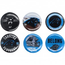 Carolina Panthers WinCraft 2 Button 6-Pack