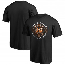 Cincinnati Bengals Firefighter Black T-Shirt
