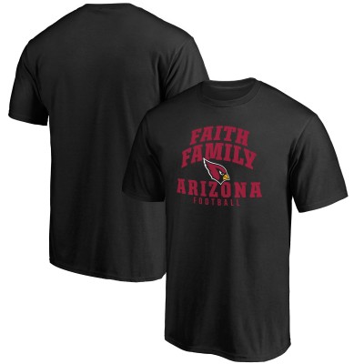 Arizona Cardinals Black Faith Family T-Shirt
