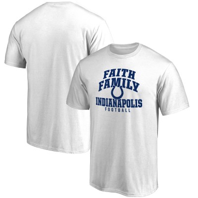 Футболка Indianapolis Colts NFL Pro Line Faith Family - White