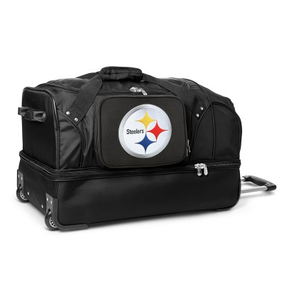 Спортивная сумка Pittsburgh Steelers MOJO 27 2-Wheel Drop Bottom Rolling- Black