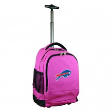 Buffalo Bills 19 Premium Wheeled Backpack - Pink