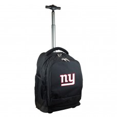 New York Giants 19 Premium Wheeled Backpack - Black