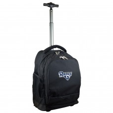 Los Angeles Rams 19 Premium Wheeled Backpack - Black