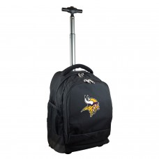 Minnesota Vikings 19 Premium Wheeled Backpack - Black