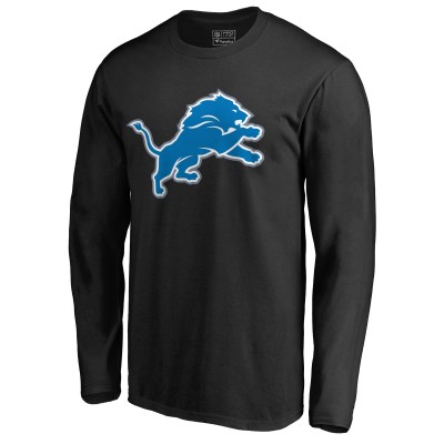 Футболка Detroit Lions Black Primary Logo