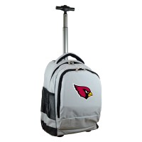 Arizona Cardinals MOJO Gray 19 Premium Wheeled Backpack