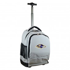 Baltimore Ravens MOJO 19 Premium Wheeled Backpack - Gray