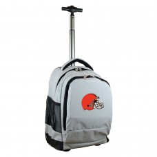 Cleveland Browns MOJO 19 Premium Wheeled Backpack - Gray