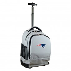 New England Patriots MOJO 19 Premium Wheeled Backpack - Gray