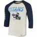 Футболка Tennessee Titans Junk Food All-American 3/4-Sleeve Raglan - White/Navy
