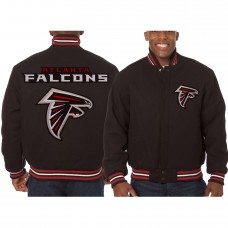 Куртка Atlanta Falcons JH Design Embroidered Wool - Black
