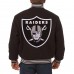 Куртка Las Vegas Raiders JH Design Embroidered Wool - Black