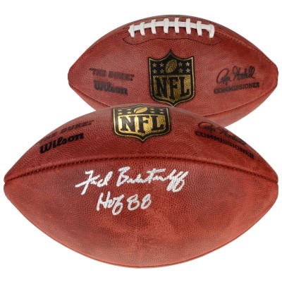 Fred Biletnikoff Las Vegas Raiders Authentic Autographed Duke Pro Football with HOF 88 Inscription