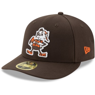 Бейсболка Cleveland Browns New Era Brownie Omaha Throwback Low Profile 59FIFTY - Brown