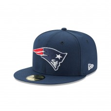 Бейсболка New England Patriots New Era Team Logo Omaha 59FIFTY - Navy