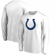Футболка с длинным рукавом Indianapolis Colts NFL Pro Line by Primary Logo - White