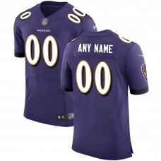 Игровая джерси Baltimore Ravens Nike Speed Machine Custom Elite - Purple