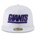 Бейсболка New York Giants New Era White Omaha Throwback 59FIFTY