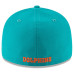 Бейсболка Miami Dolphins New Era Aqua Omaha Throwback Low Profile 59FIFTY