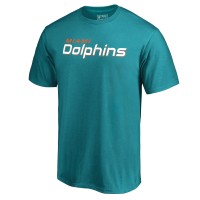 Miami Dolphins Aqua Wordmark T-Shirt