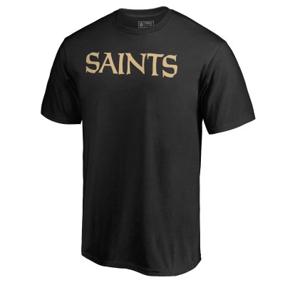 Футболка New Orleans Saints Black Wordmark