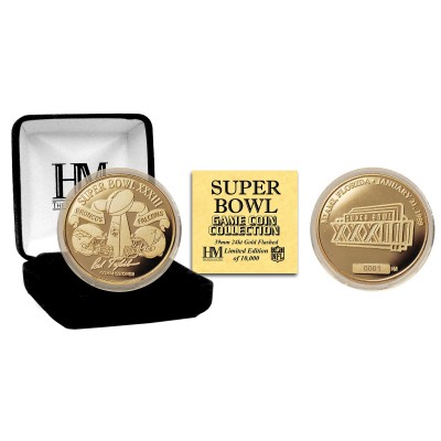 Denver Broncos Highland Mint Super Bowl XXXIII Flip Coin