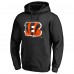Cincinnati Bengals Black Splatter Logo Pullover Hoodie