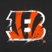 Cincinnati Bengals Black Splatter Logo Pullover Hoodie