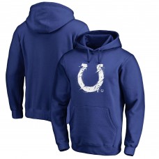 Indianapolis Colts NFL Pro Line by Splatter Logo Pullover Hoodie - Royal