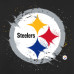 Толстовка Pittsburgh Steelers Black Splatter Logo