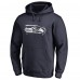 Seattle Seahawks College Navy Splatter Logo Pullover Hoodie Seattle Seahawks College Navy Splatter Logo Pullover Hoodie