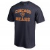 Футболка Chicago Bears Navy Vintage Collection Victory Arch