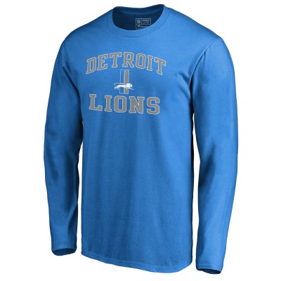 Футболка с длинным рукавом Detroit Lions NFL Pro Line Vintage Collection Victory Arch - Blue