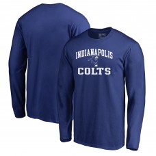 Футболка с длинным рукавом Indianapolis Colts NFL Pro Line by Vintage Collection Victory Arch - Royal