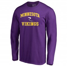 Футболка с длинным рукавом Minnesota Vikings Vintage Collection Victory Arch - Purple