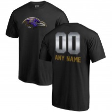 Футболка Baltimore Ravens NFL Pro Line by Personalized Midnight Mascot - Black