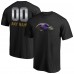 Футболка Baltimore Ravens NFL Pro Line by Personalized Midnight Mascot - Black