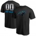 Футболка Carolina Panthers NFL Pro Line by Personalized Midnight Mascot - Black