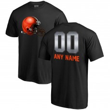Футболка Cleveland Browns NFL Pro Line by Personalized Midnight Mascot - Black