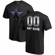 Именная футболка Dallas Cowboys NFL Midnight Mascot - Black
