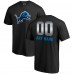 Футболка Detroit Lions NFL Pro Line by Personalized Midnight Mascot - Black