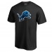 Футболка Detroit Lions NFL Pro Line by Personalized Midnight Mascot - Black